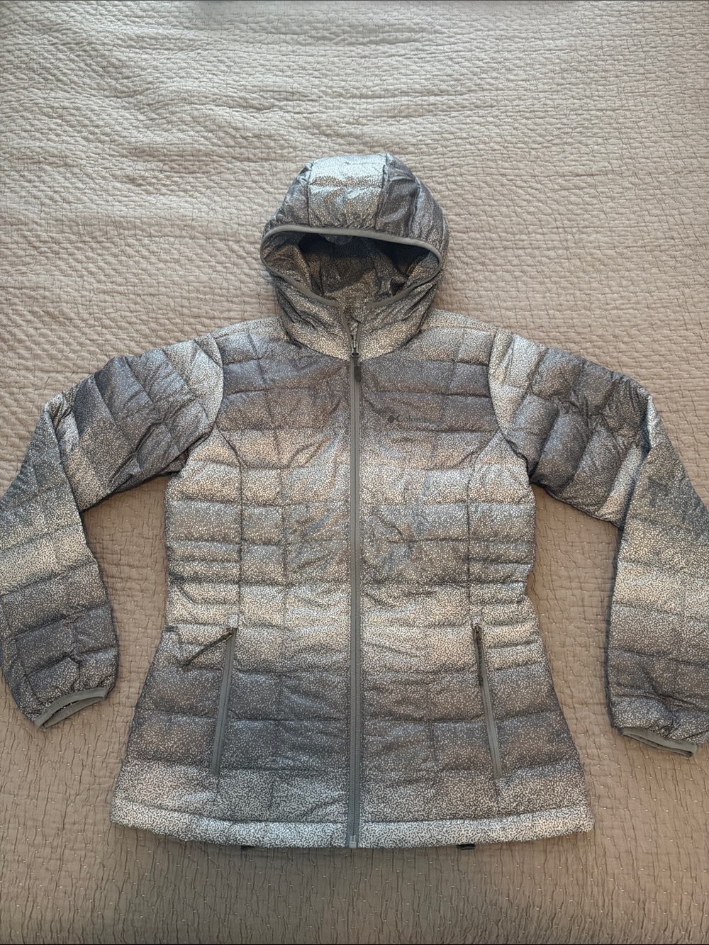 Columbia Omniheat Zip Up Hooded Puffer Jacket
